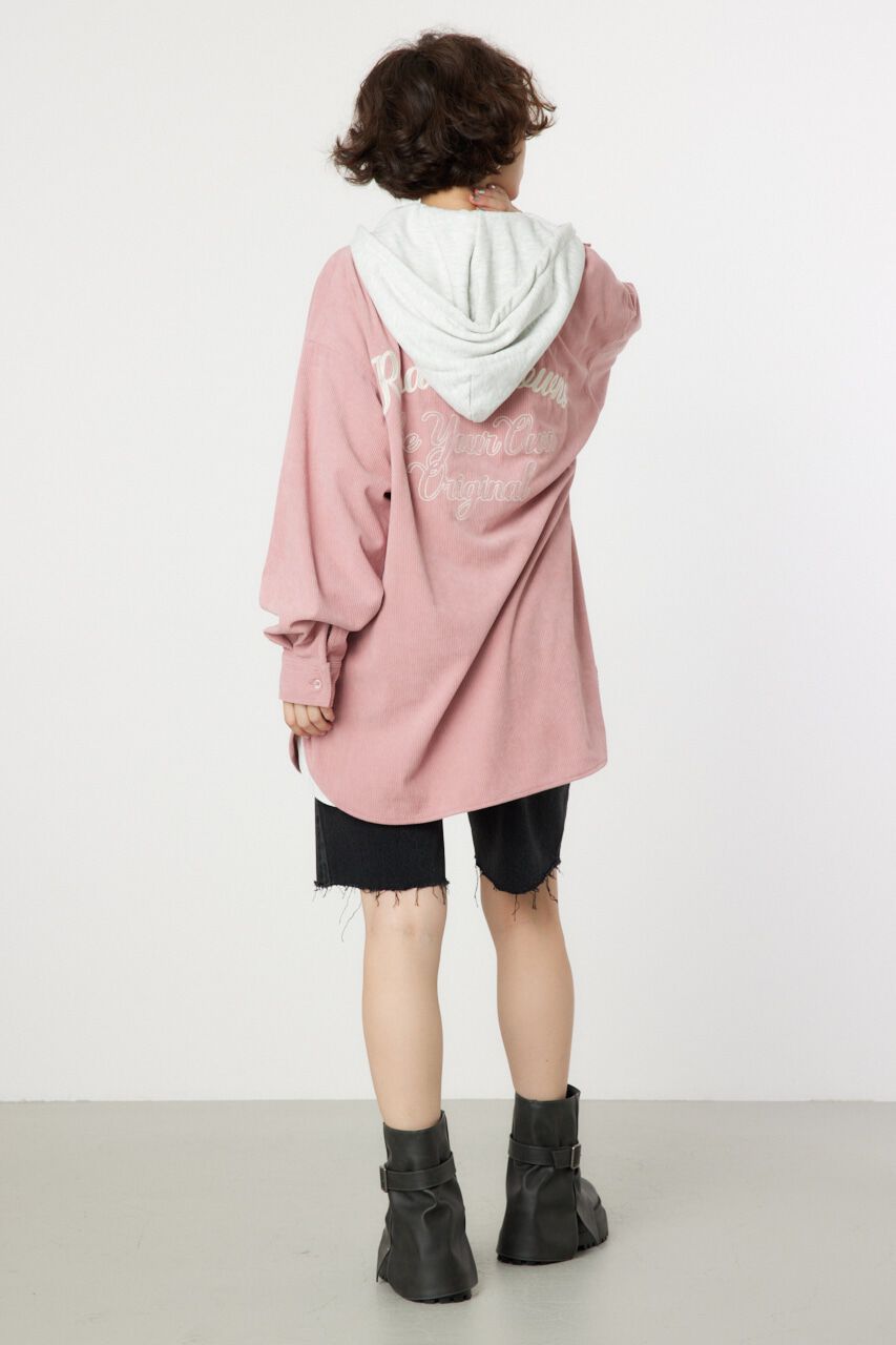 RODEO CROWNS「LOGOコーデュロイフードシャツ」|シャツ・ブラウス|