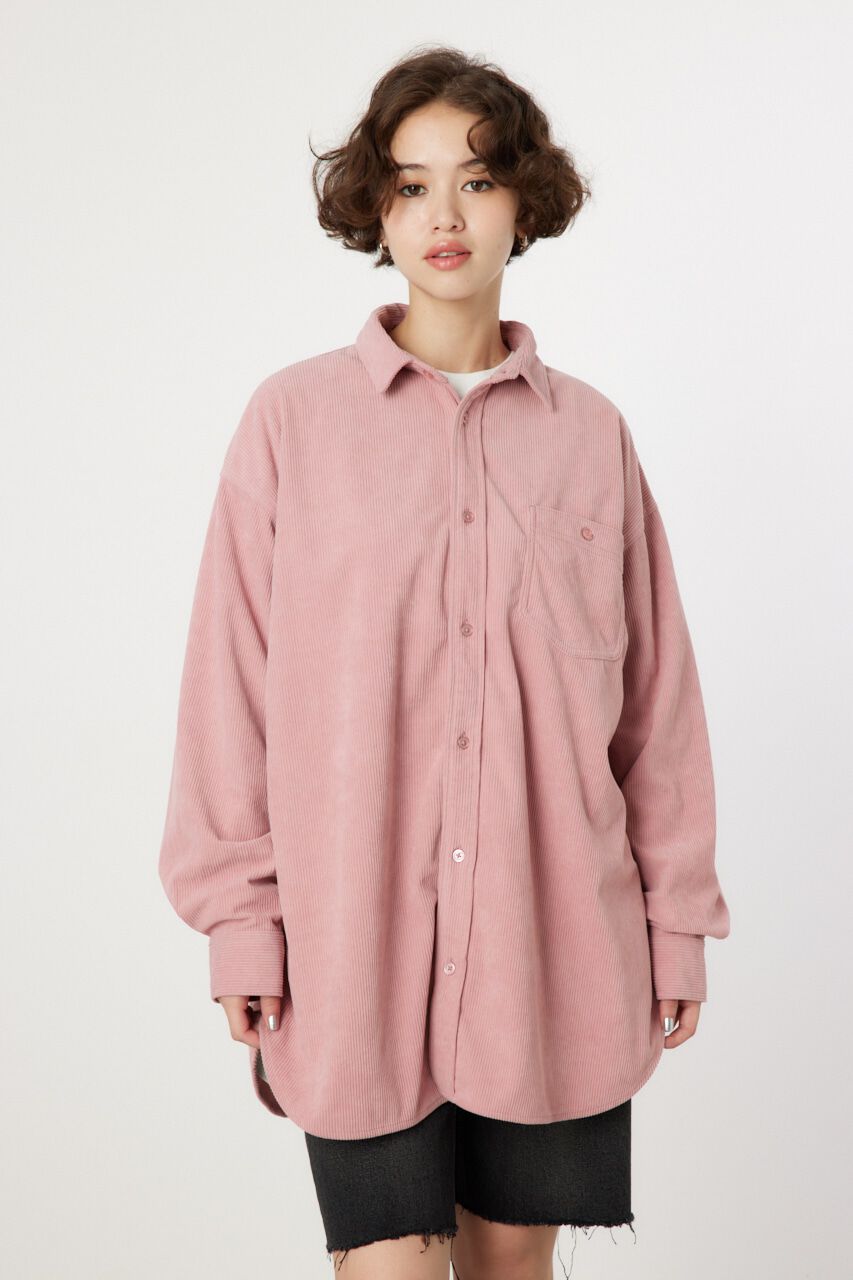 RODEO CROWNS「LOGOコーデュロイフードシャツ」|シャツ・ブラウス|