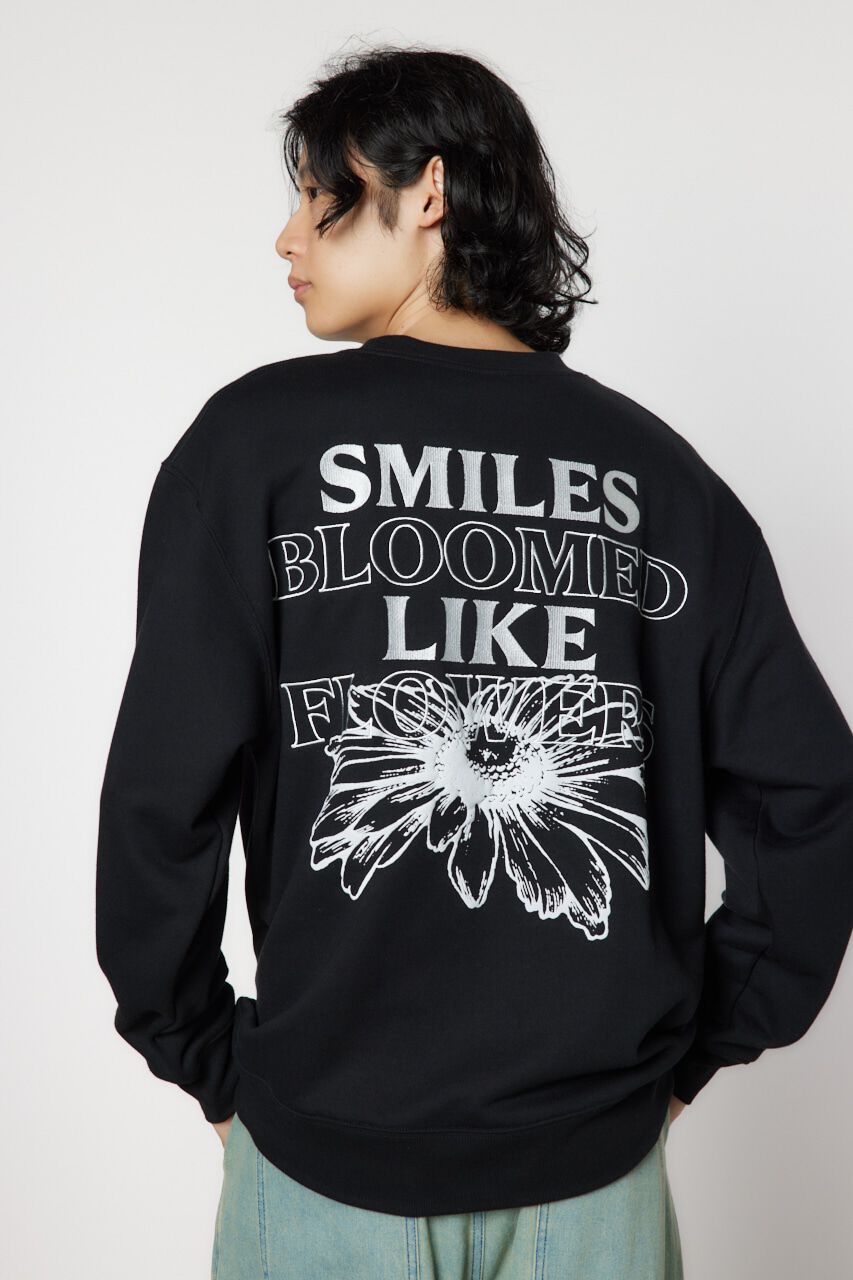 RODEO CROWNS「BLOOMスウェット」|パーカー|BLK