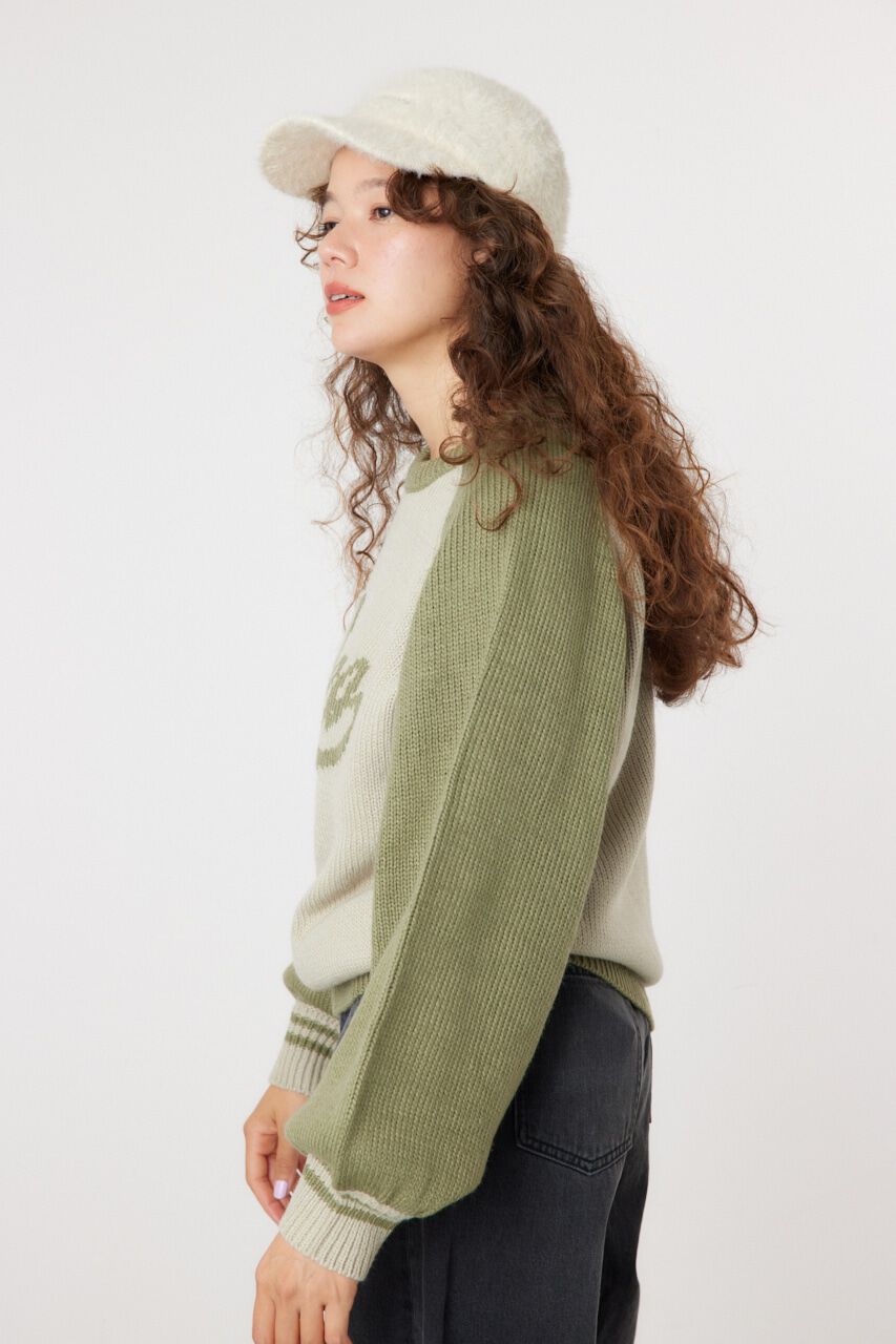 RODEO CROWNS「Cameo ラグランニットトップス」|ニット・セーター|