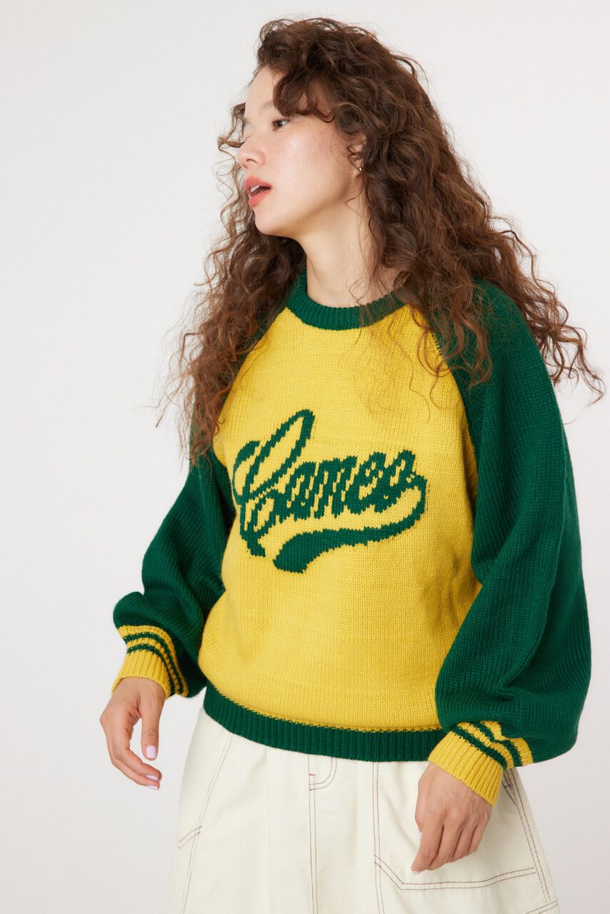 RODEO CROWNS「Cameo ラグランニットトップス」|ニット・セーター|