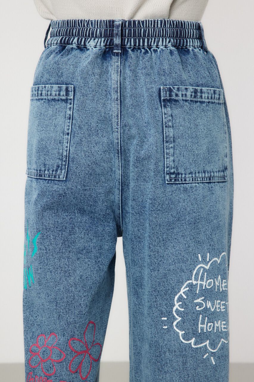 RODEO CROWNS「rakugaki デニムパンツ」|デニム|