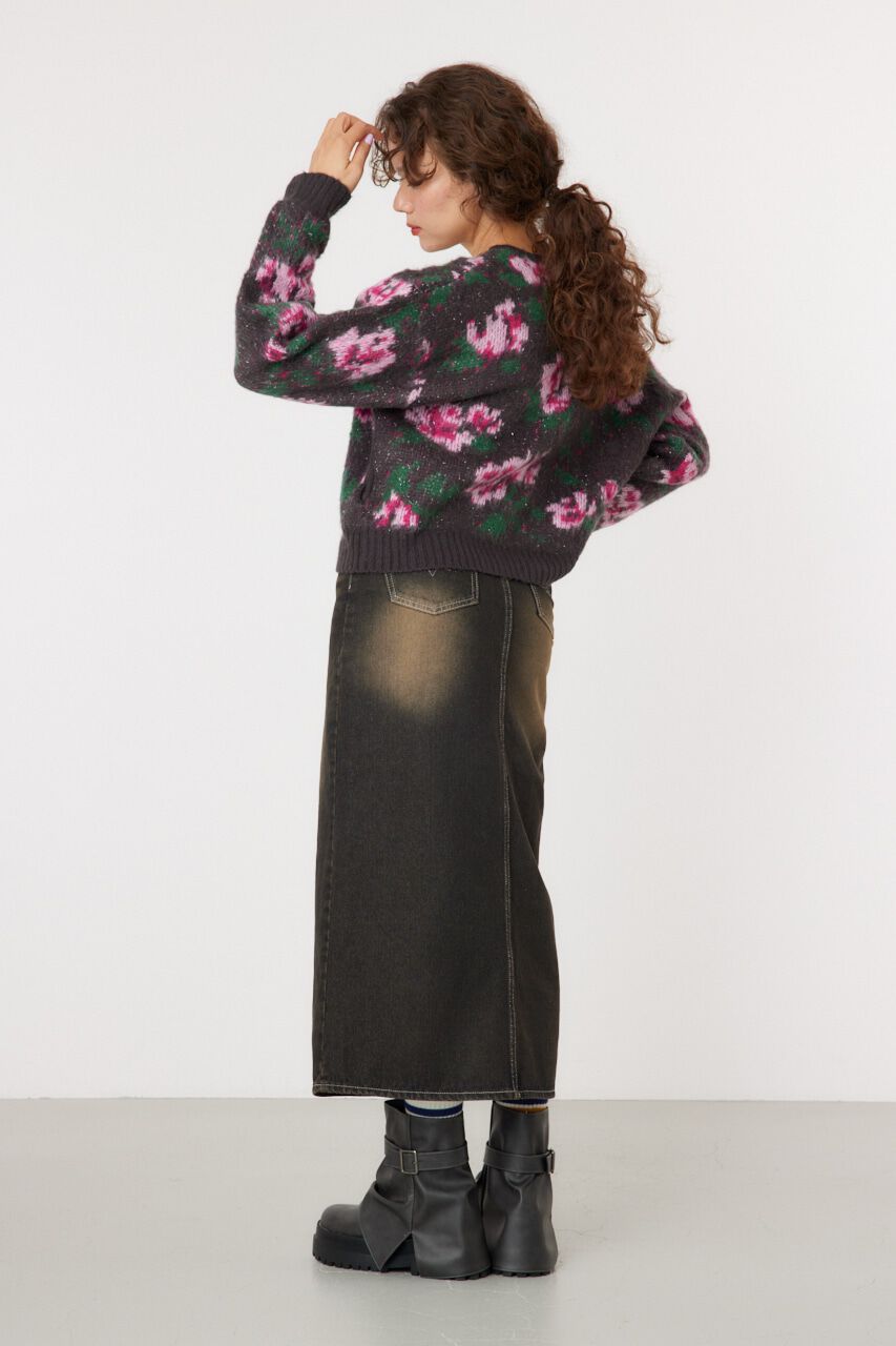 RODEO CROWNS「フロントスリットデニムスカート」|スカート|