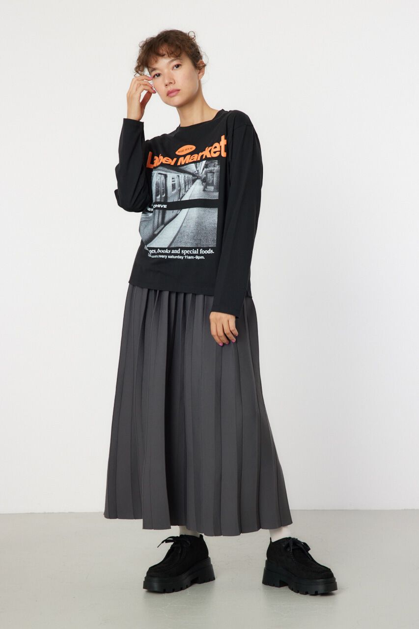 RODEO CROWNS「Label Market ロングスリーブTシャツ」|Tシャツ・カットソー|