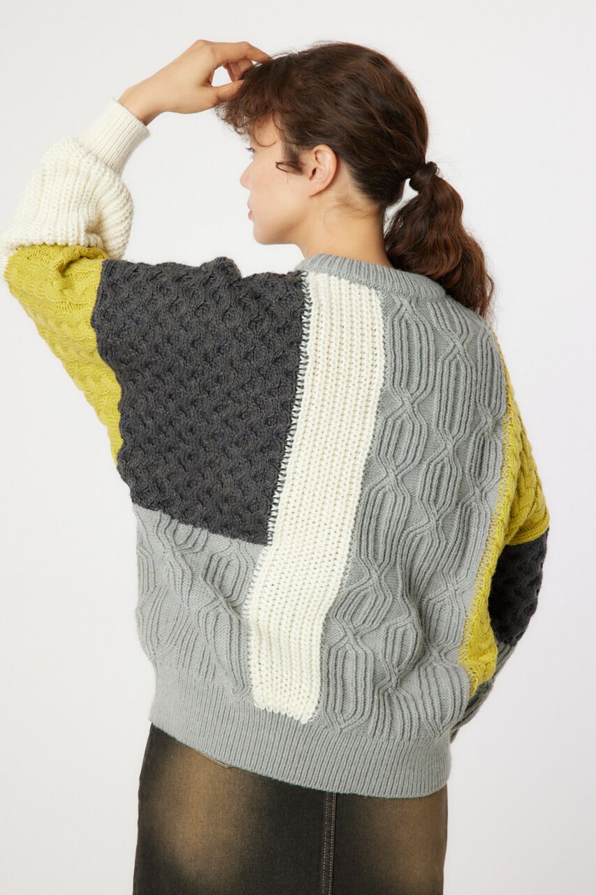 RODEO CROWNS「クレイジーパターンニットトップス」|ニット・セーター|