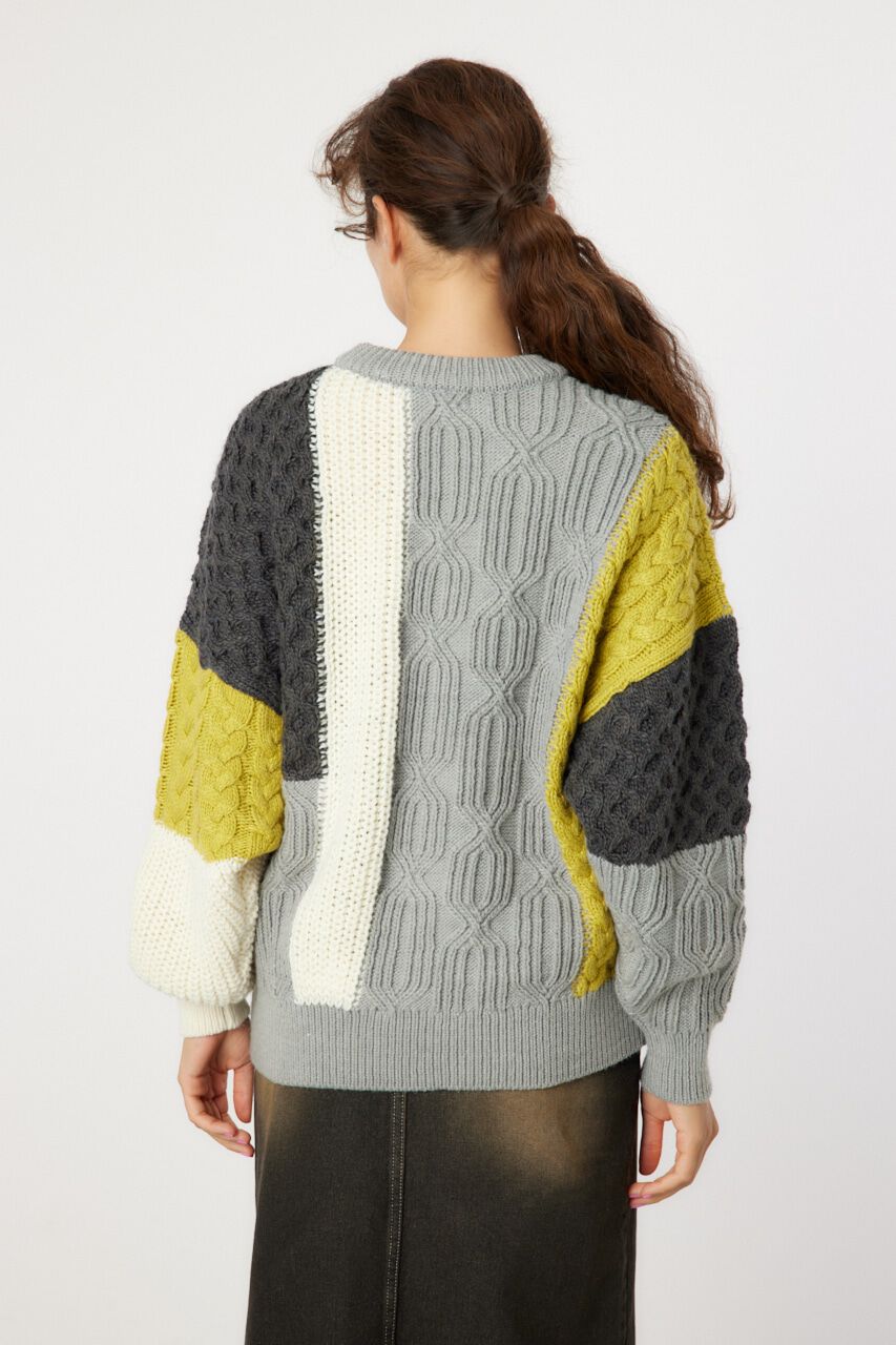 RODEO CROWNS「クレイジーパターンニットトップス」|ニット・セーター|