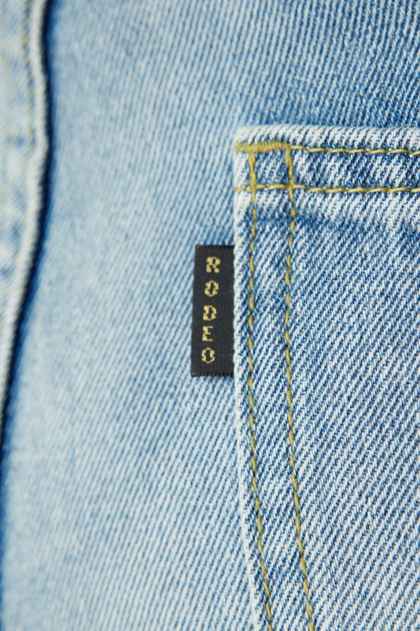 RODEO CROWNS「デコレーションハイウエストワイドデニム」|デニム|