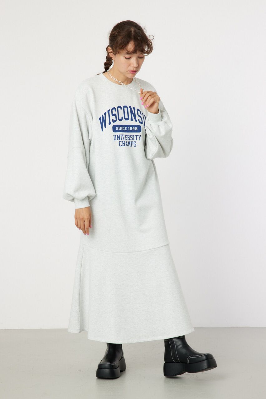 RODEO CROWNS「カレッジ マーメイドワンピース」|ワンピース|L/T.GRY1