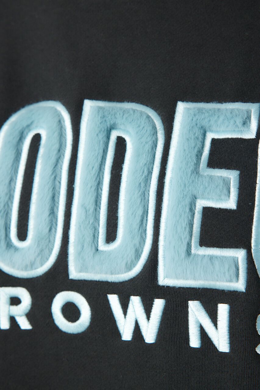 RODEO CROWNS「フェイクファーロゴスウェットトップス」|パーカー|