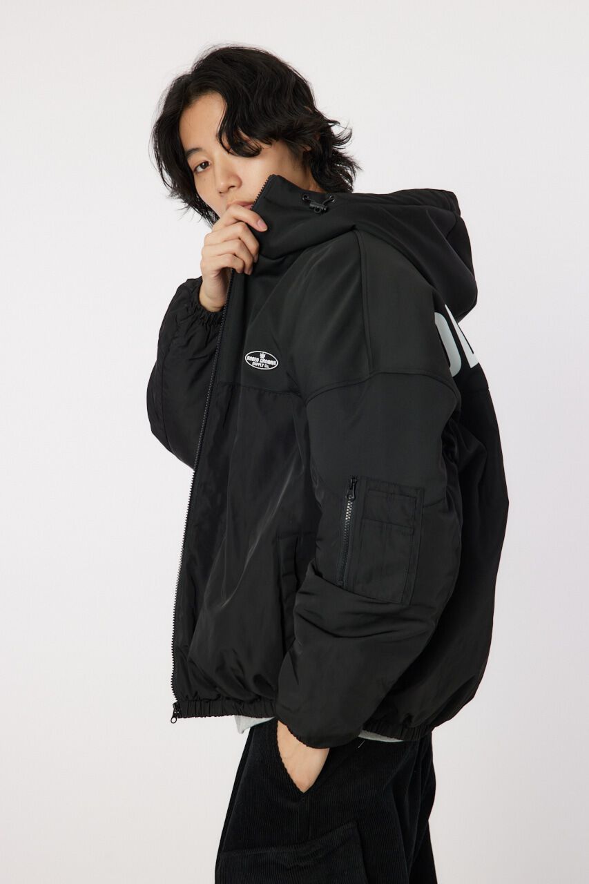 RODEO CROWNS「bicolor hooded ジャケット」|ブルゾン・スタジャン|