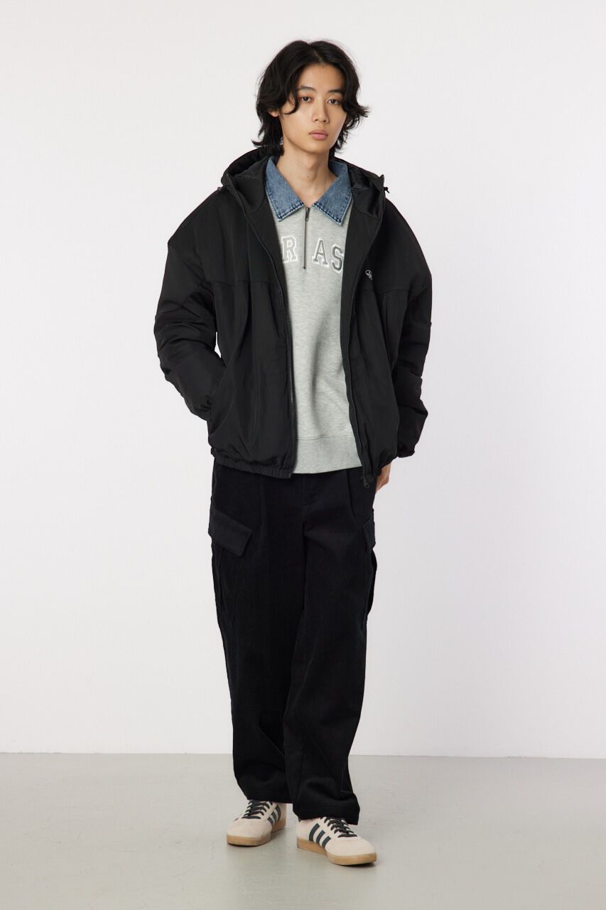 RODEO CROWNS「bicolor hooded ジャケット」|ブルゾン・スタジャン|