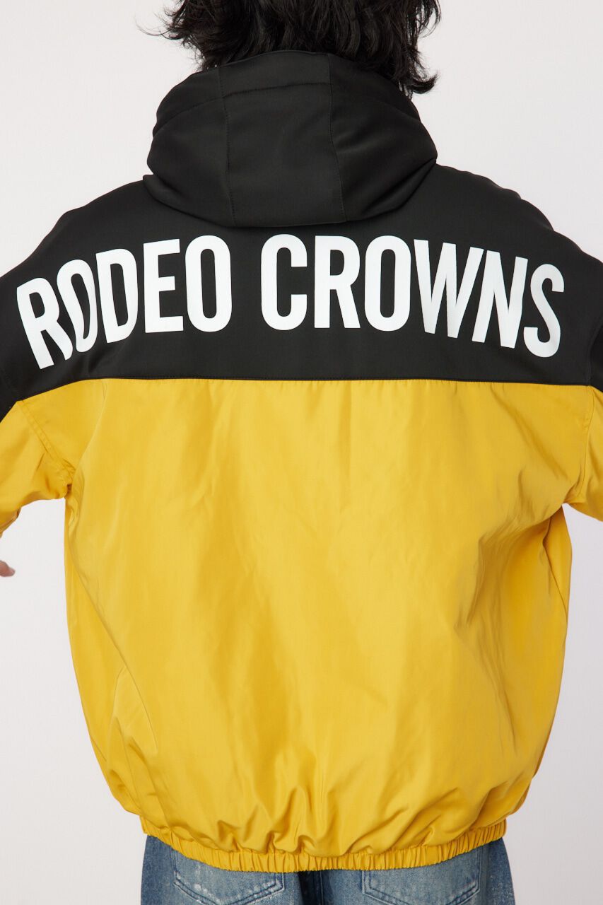 RODEO CROWNS「bicolor hooded ジャケット」|ブルゾン・スタジャン|