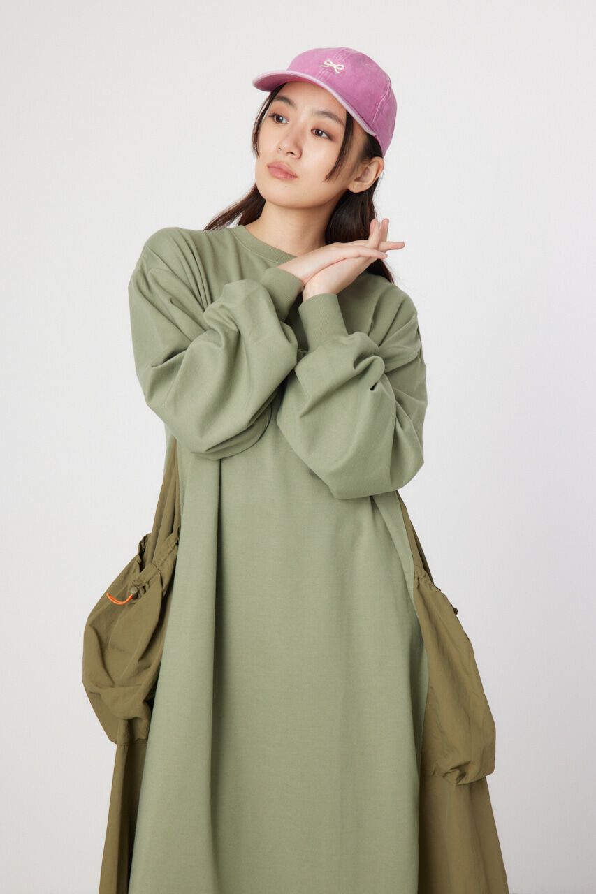 RODEO CROWNS「ナイロンドッキングマキシワンピース」|ワンピース|