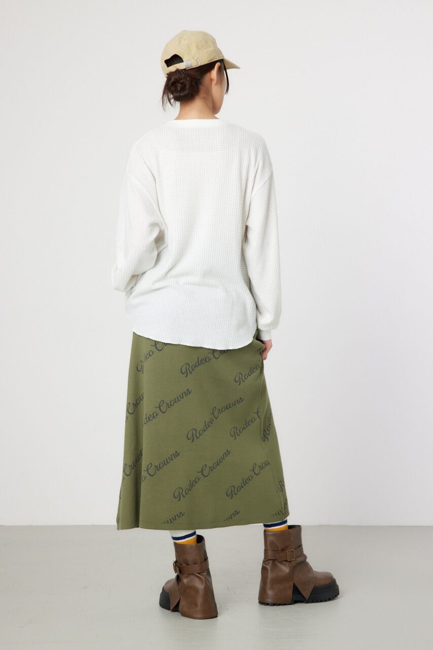 RODEO CROWNS「ラメワッフルトップス」|Tシャツ・カットソー|