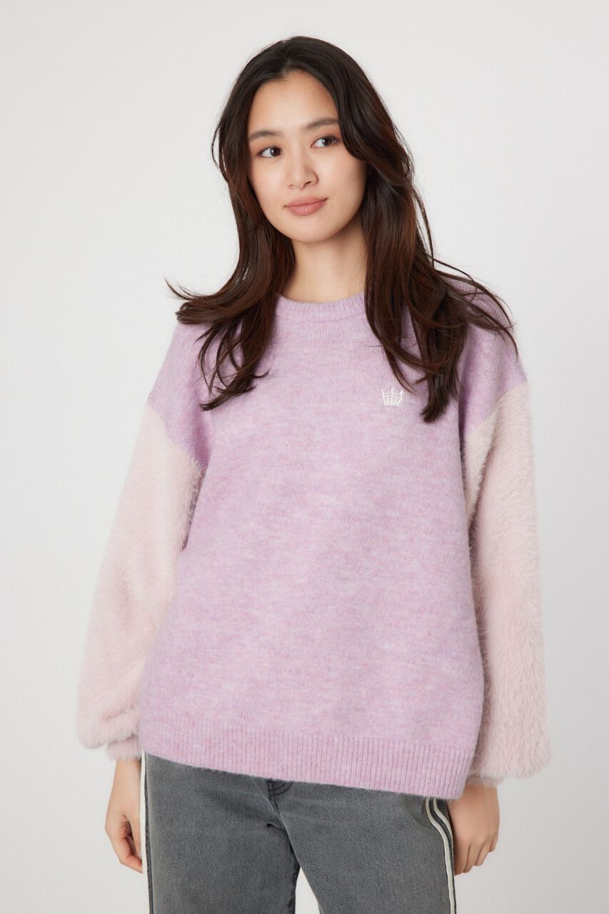 RODEO CROWNS「アームシャギーニットトップス」|ニット・セーター|