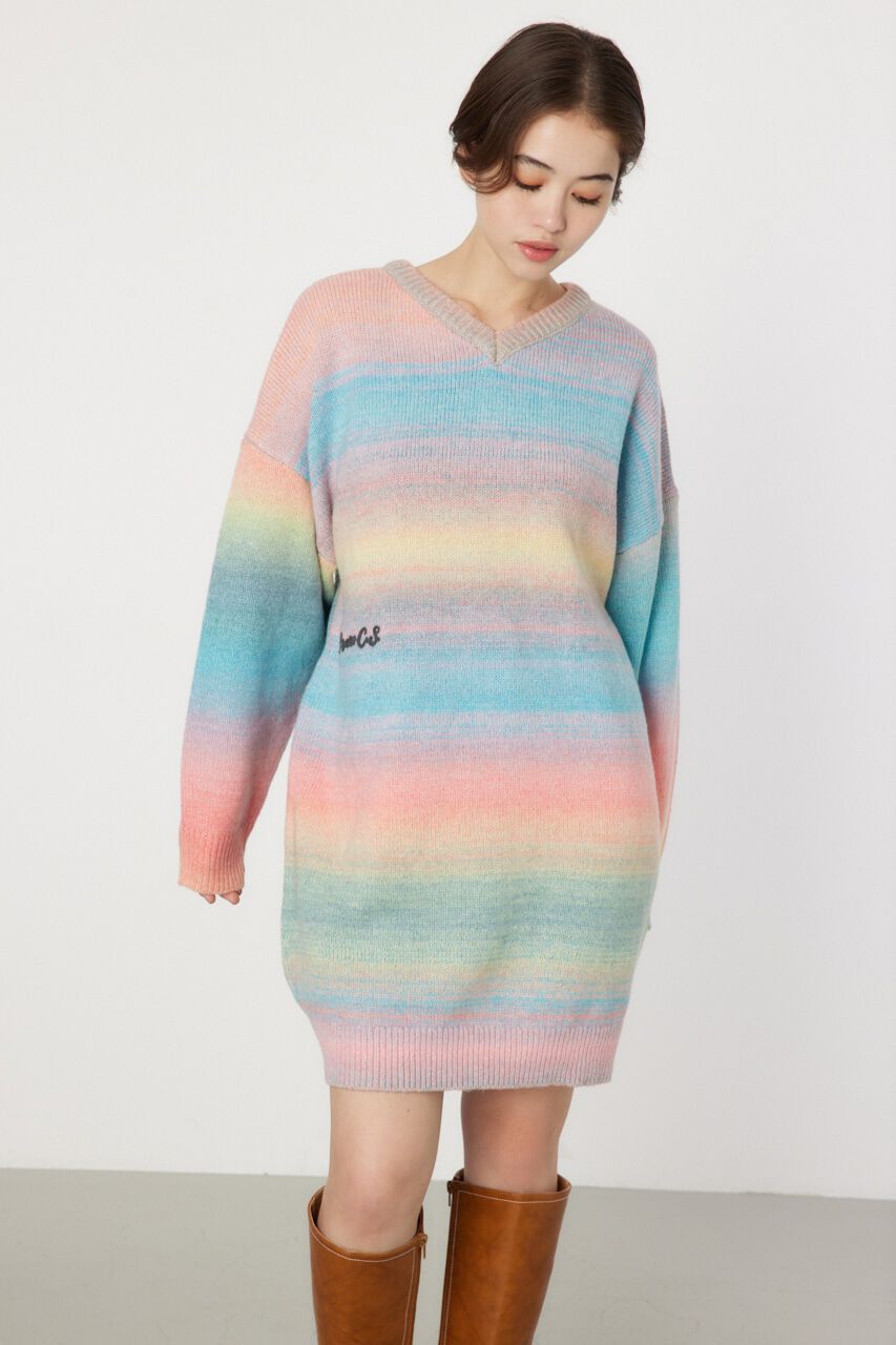 RODEO CROWNS「2wayフラワーニットワンピース」|ワンピース|Multi_1