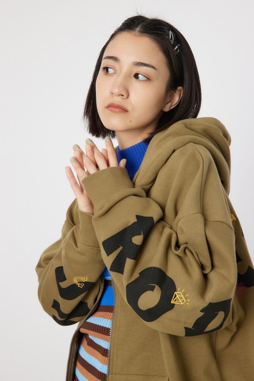 RODEO CROWNS「SKETCH LOGO ジップパーカー」|パーカー|