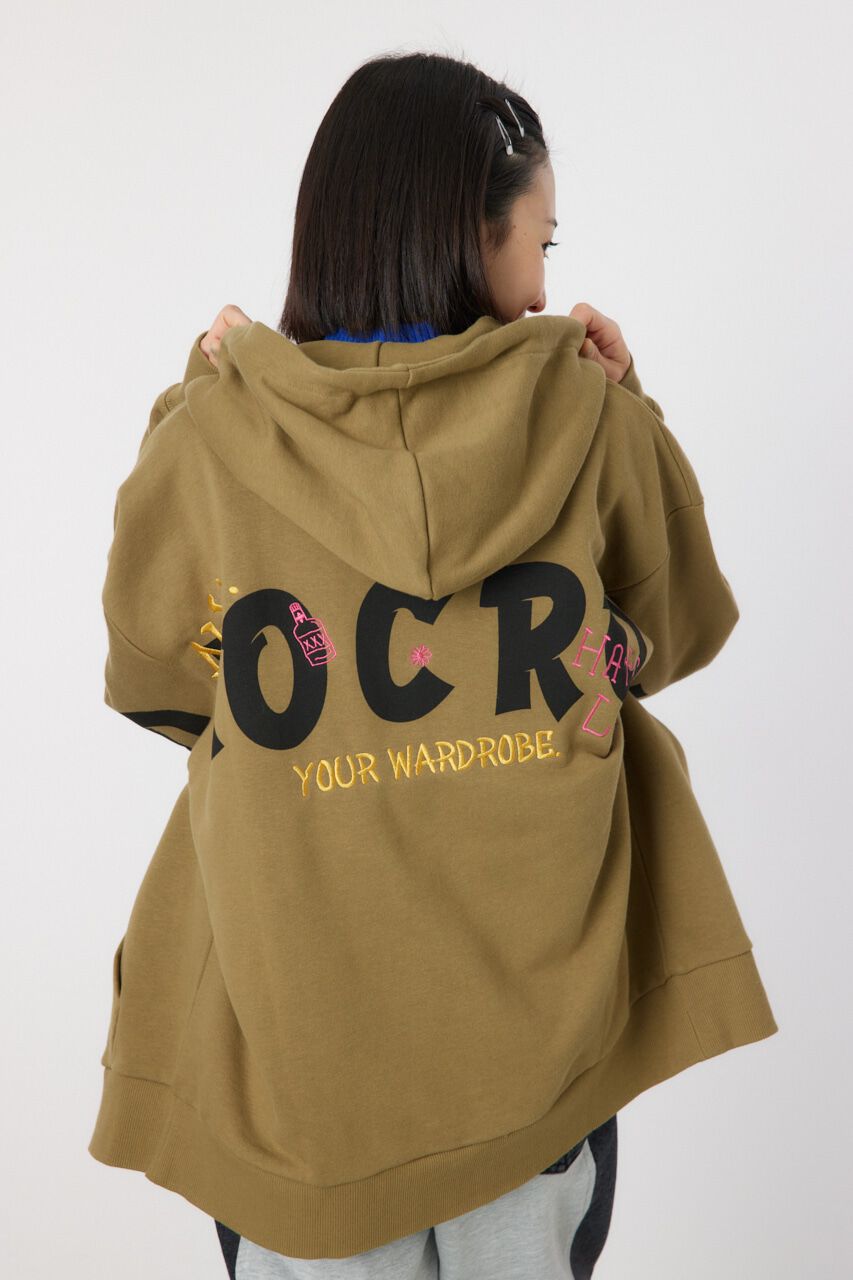 RODEO CROWNS「SKETCH LOGO ジップパーカー」|パーカー|