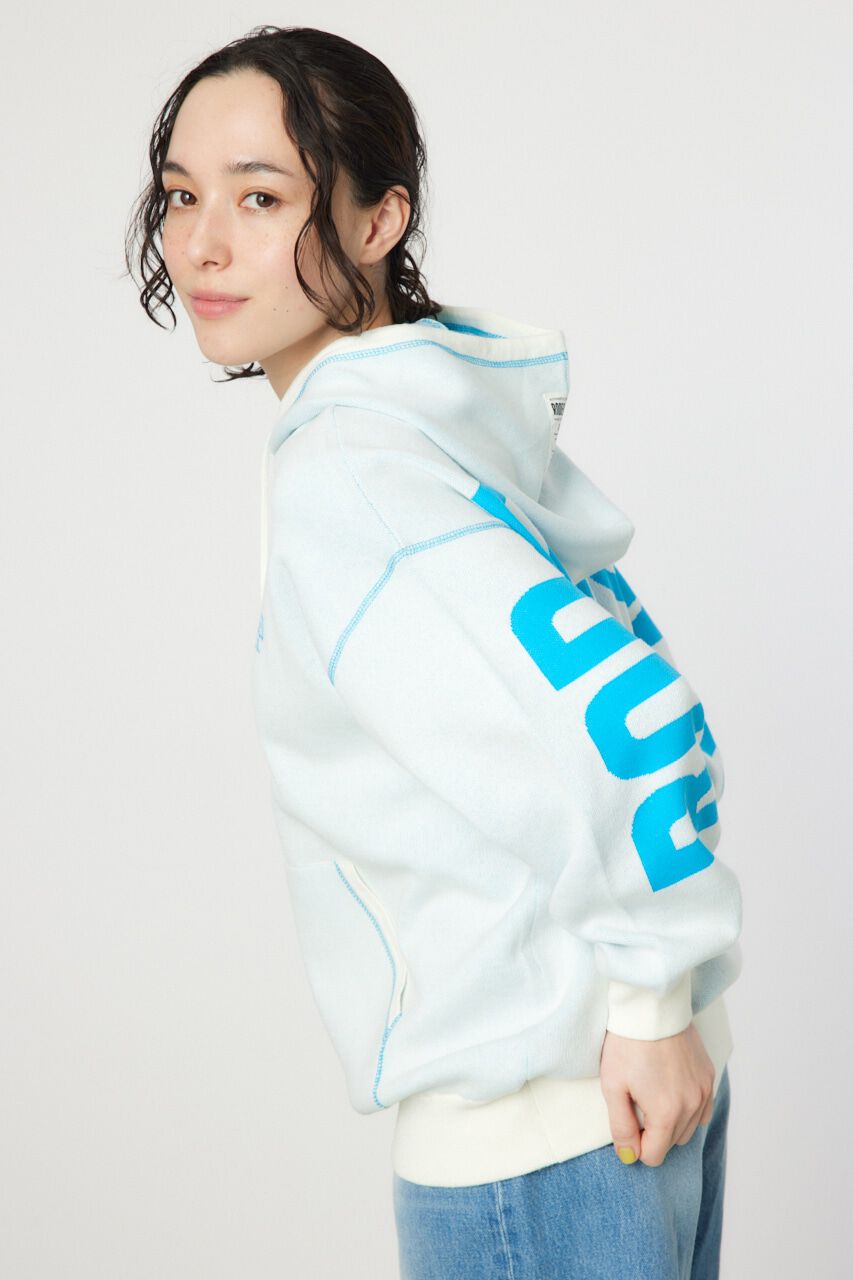 RODEO CROWNS「スウェットライクバックロゴニットフーディー」|ニット・セーター|