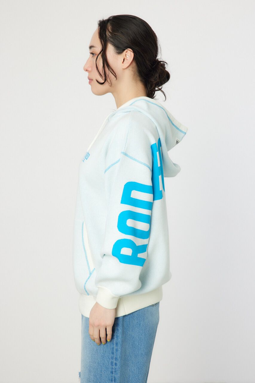RODEO CROWNS「スウェットライクバックロゴニットフーディー」|ニット・セーター|