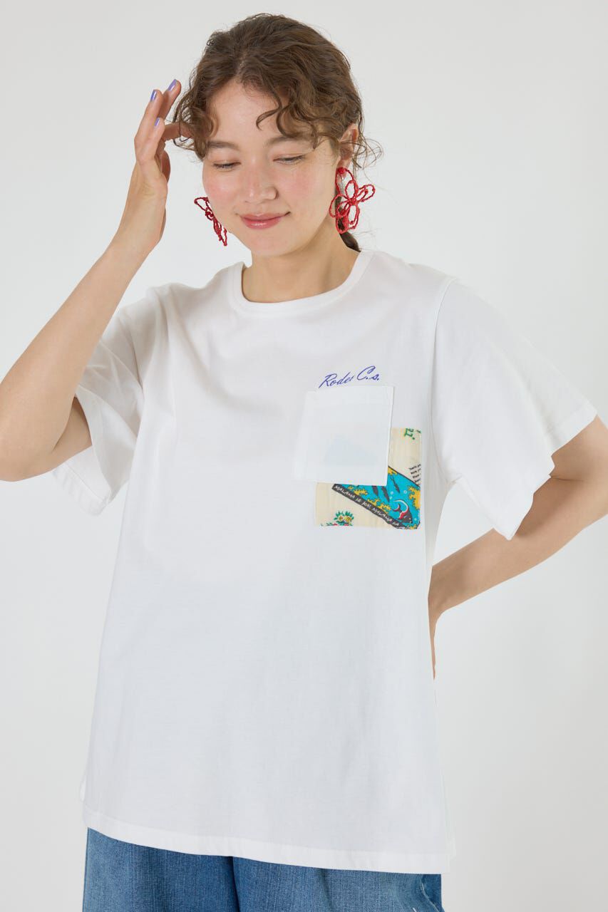 RODEO CROWNS「バックリボンアロハTシャツ」|Tシャツ・カットソー|