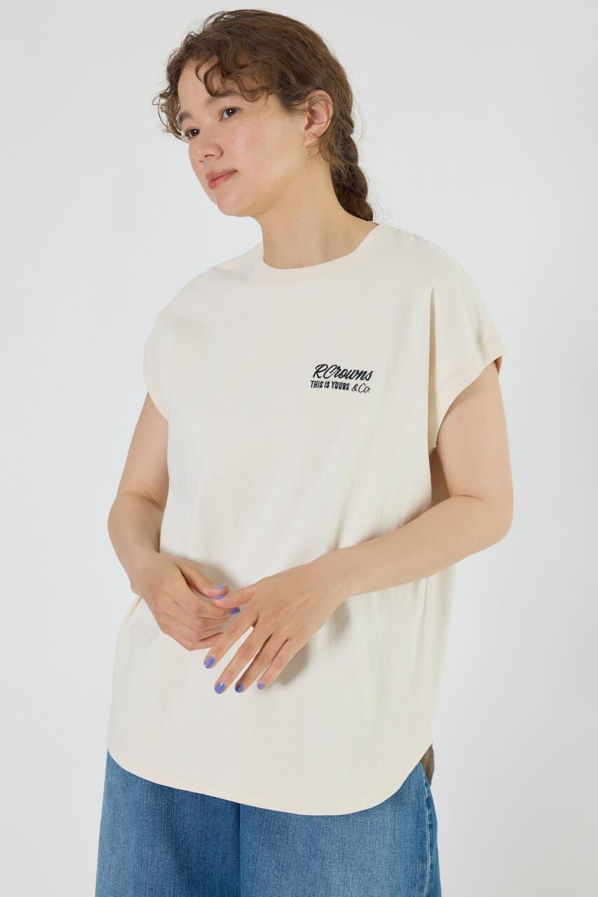 RODEO CROWNS「FADEロゴノースリーブトップス」|ニット・セーター|