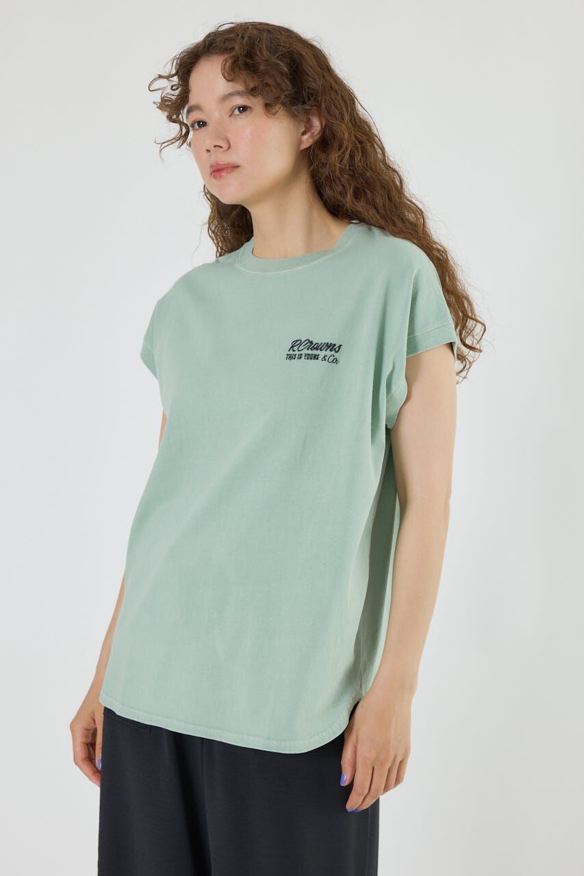 RODEO CROWNS「FADEロゴノースリーブトップス」|ニット・セーター|