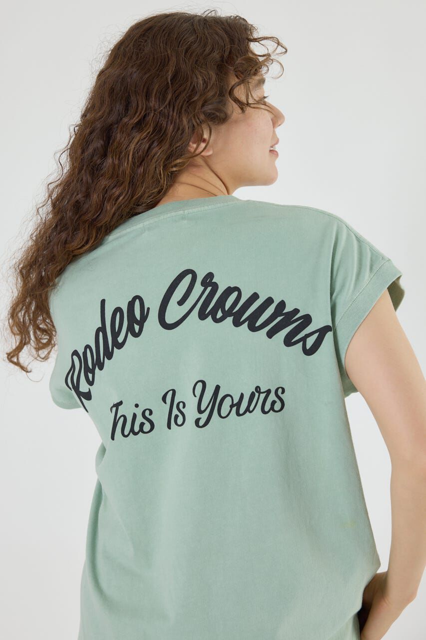 RODEO CROWNS「FADEロゴノースリーブトップス」|ニット・セーター|