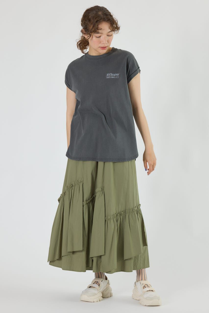 RODEO CROWNS「FADEロゴノースリーブトップス」|ニット・セーター|