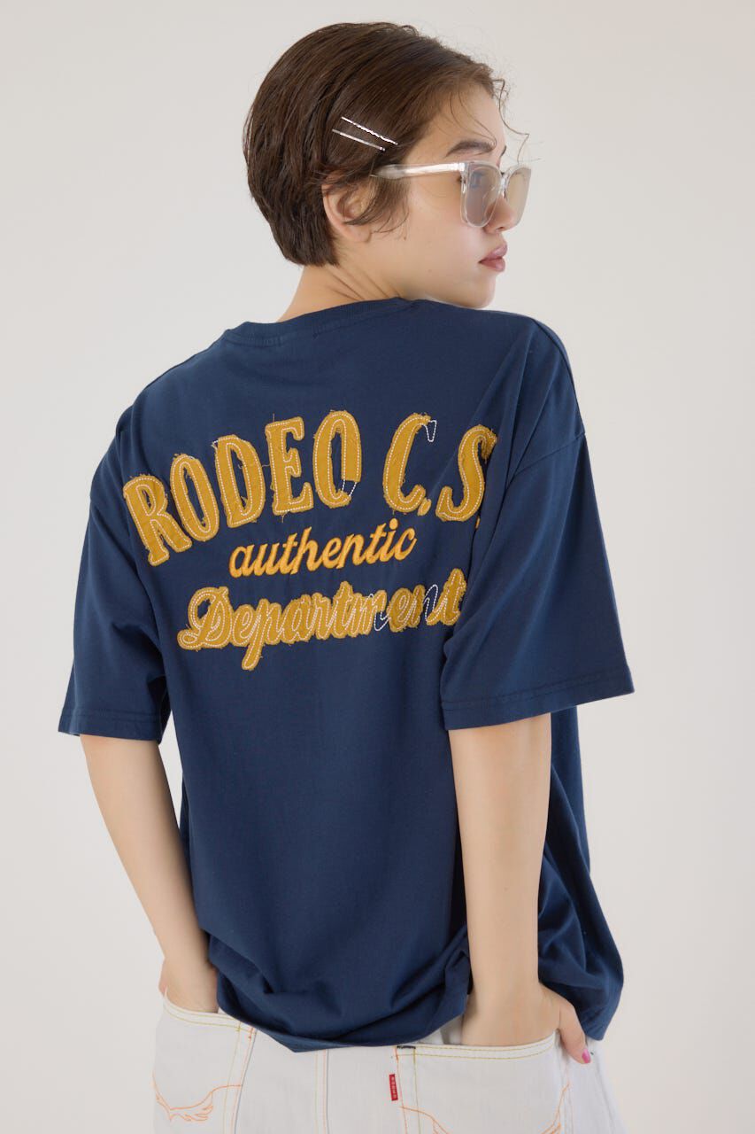 RODEO CROWNS「PATCHED LOGO Tシャツ」|Tシャツ・カットソー|NVY