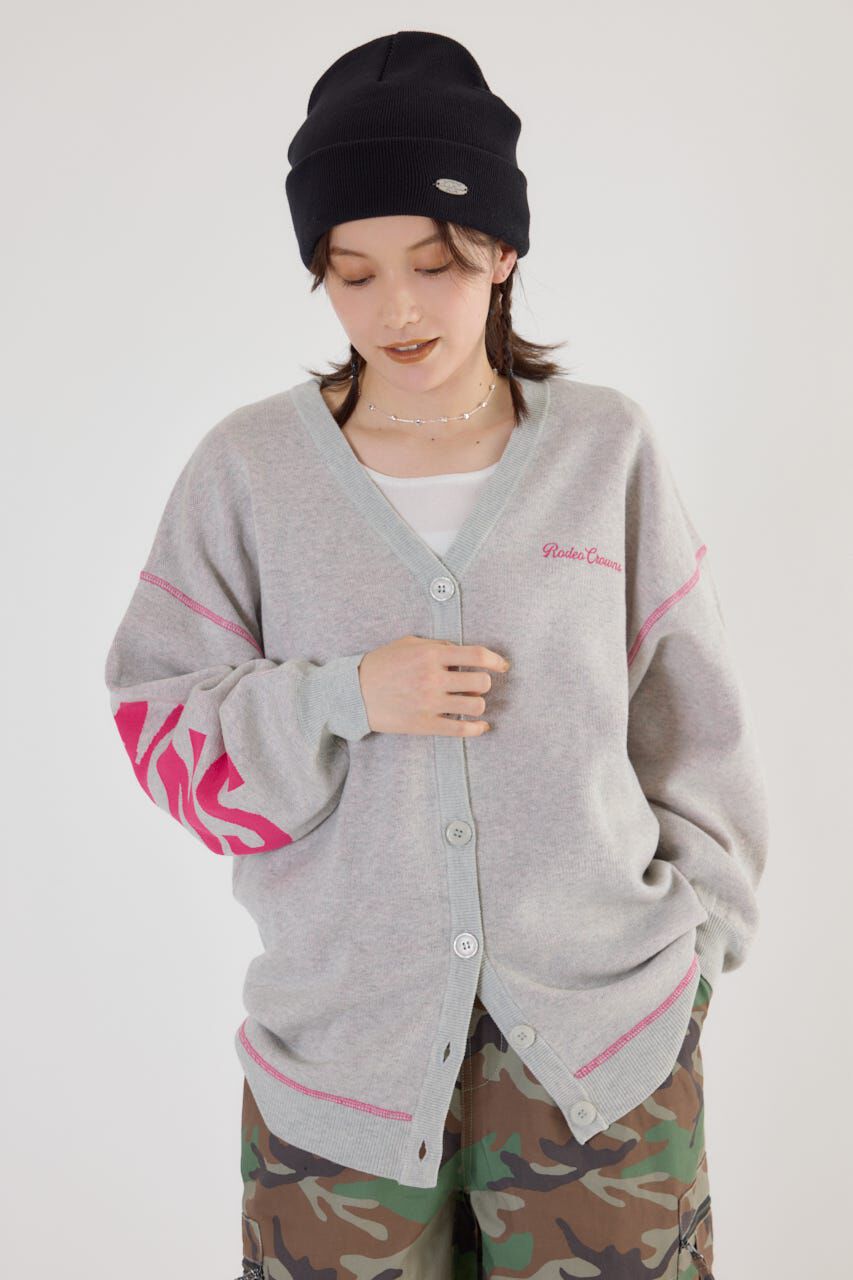 RODEO CROWNS「スウェットライクロゴカーディガン」|カーディガン|