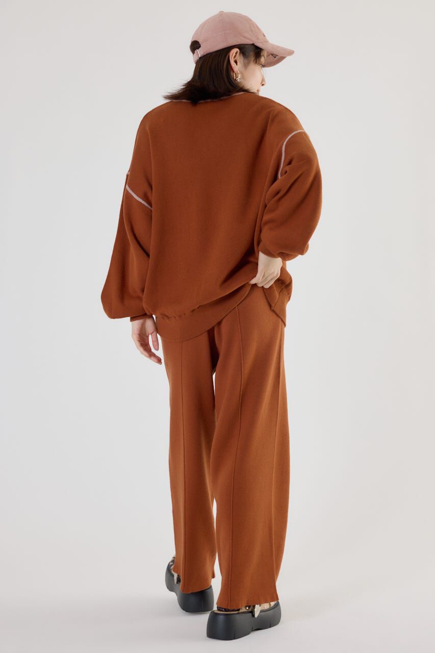 RODEO CROWNS「スウェットライク Vネックトップス」|ニット・セーター|