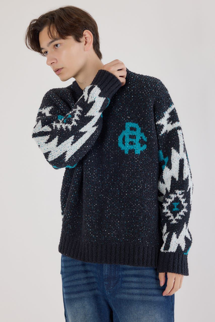 RODEO CROWNS「オルテガジャカードニット」|ニット・セーター|