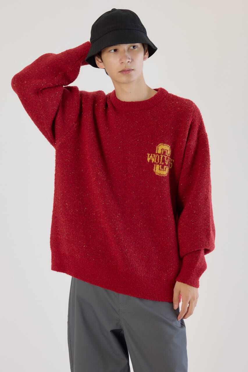 RODEO CROWNS「Wolf man ニット」|ニット・セーター|D/RED3