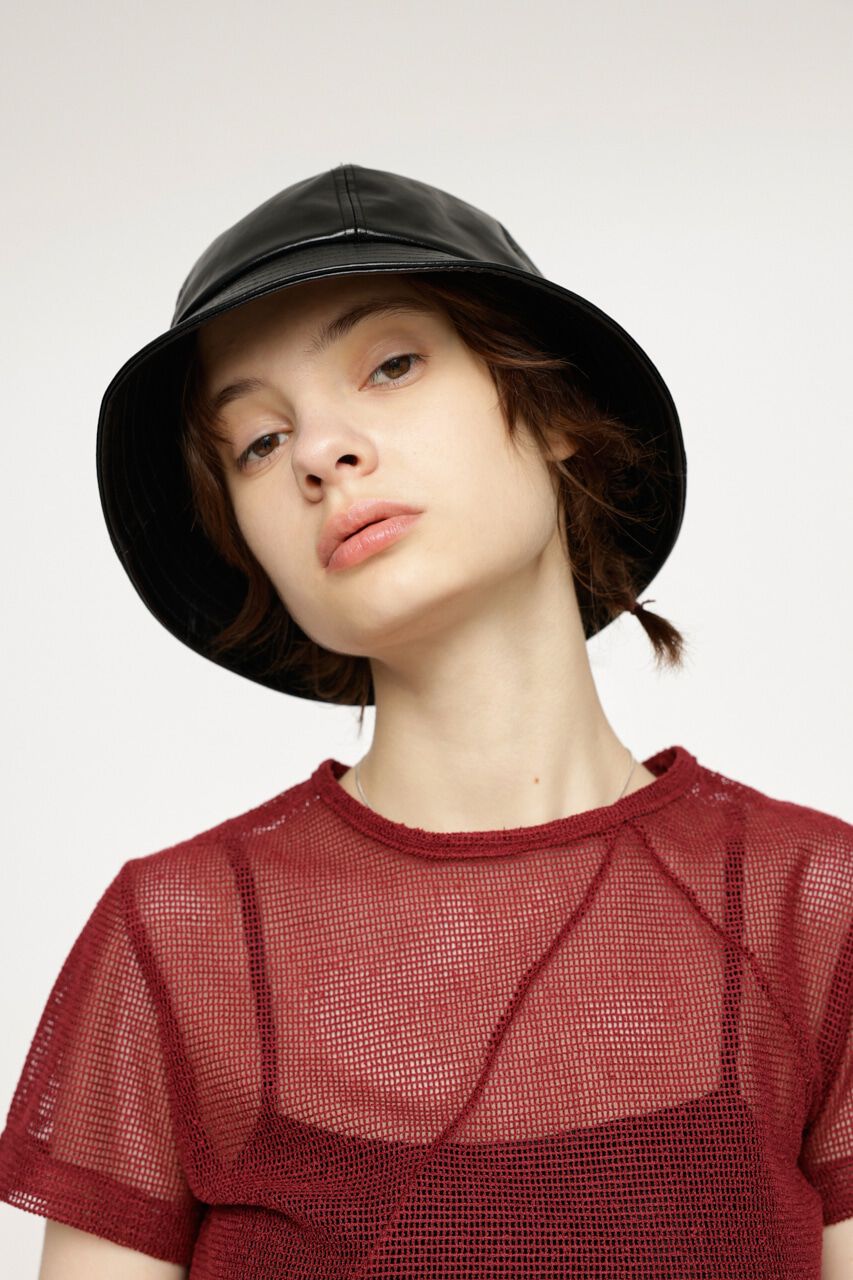 SLY「F／LEATHER CREW ハット」|その他|