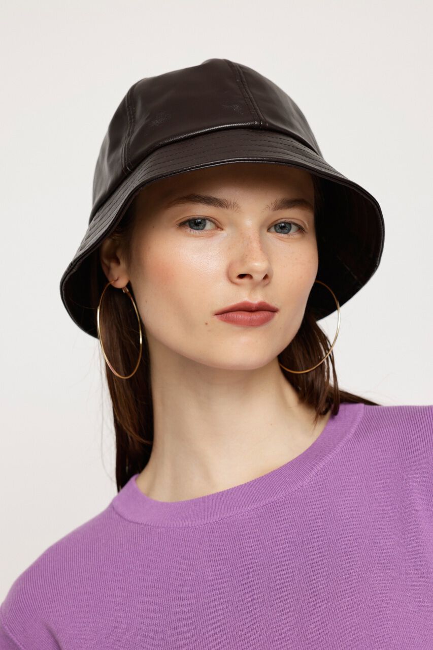 SLY「F／LEATHER CREW ハット」|その他|