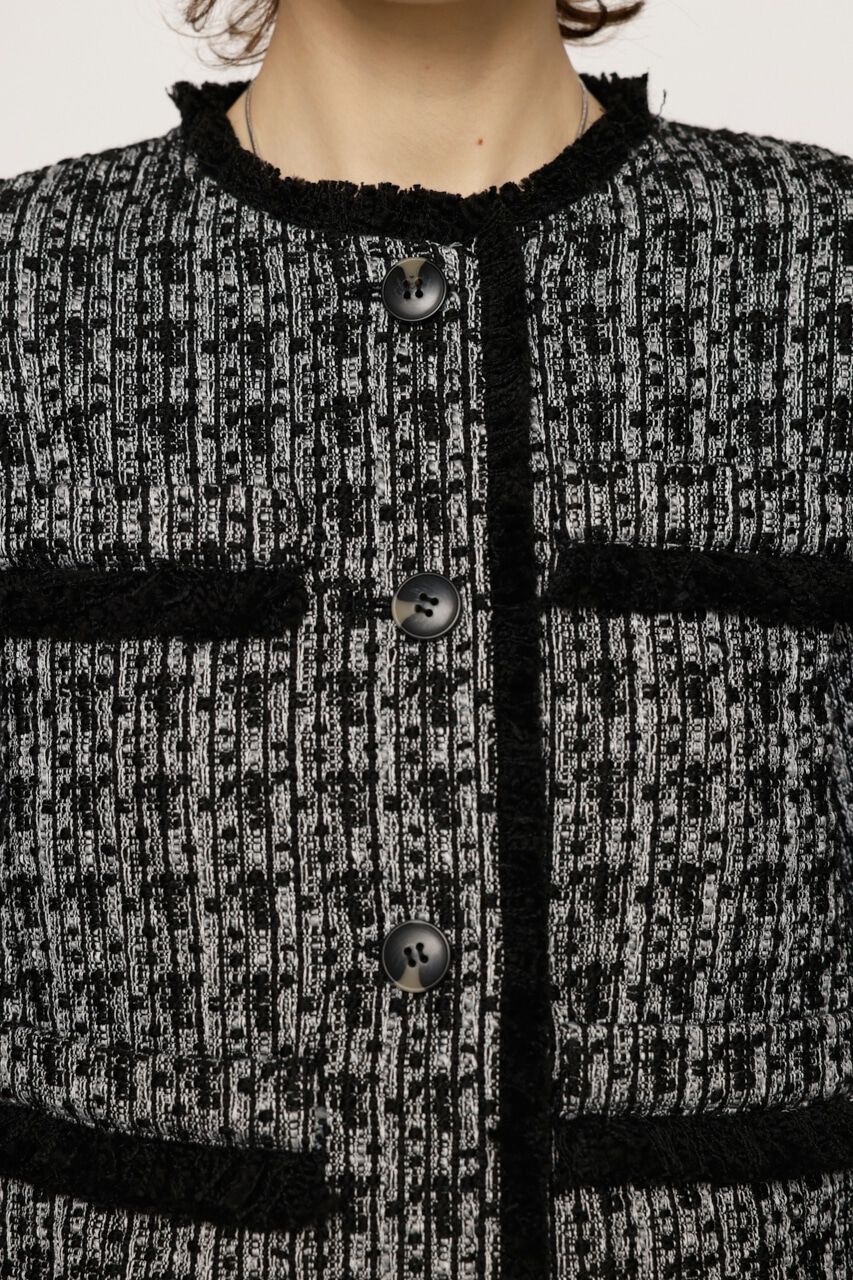 SLY「FRINGE TWEED SHORT ジャケット」|その他|