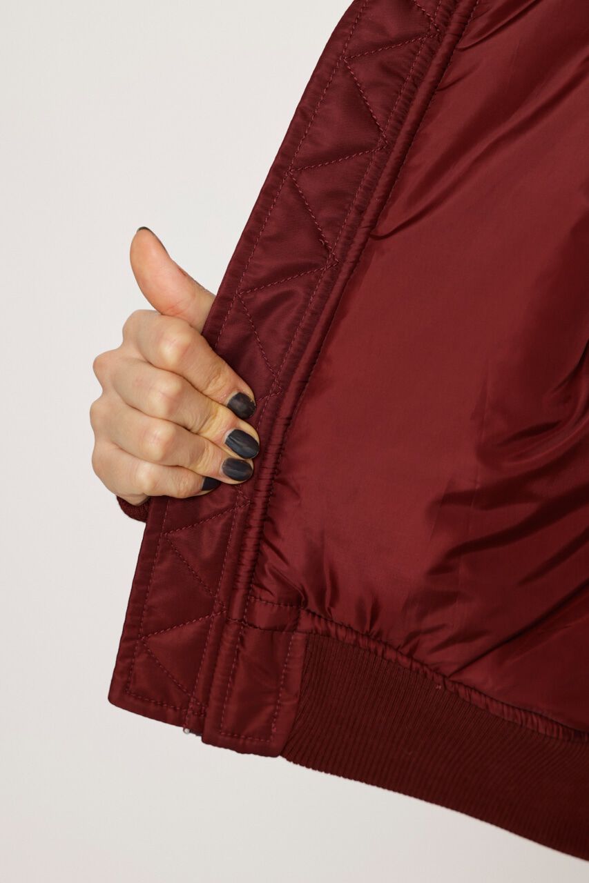 SLY「CROP GATHER MA-1」|ブルゾン・スタジャン|