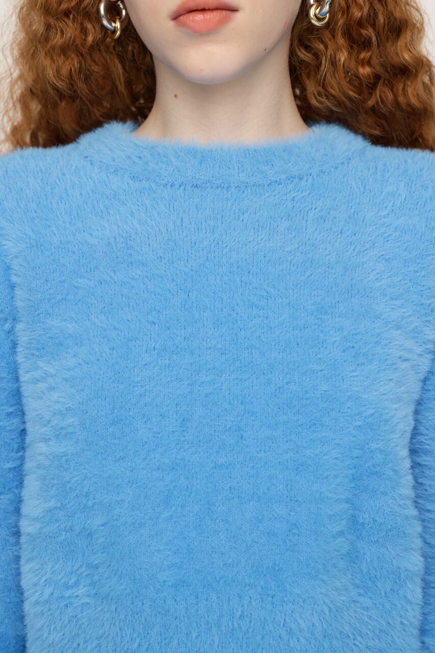SLY「SHAGGY CREW NECK トップス」|ニット・セーター|