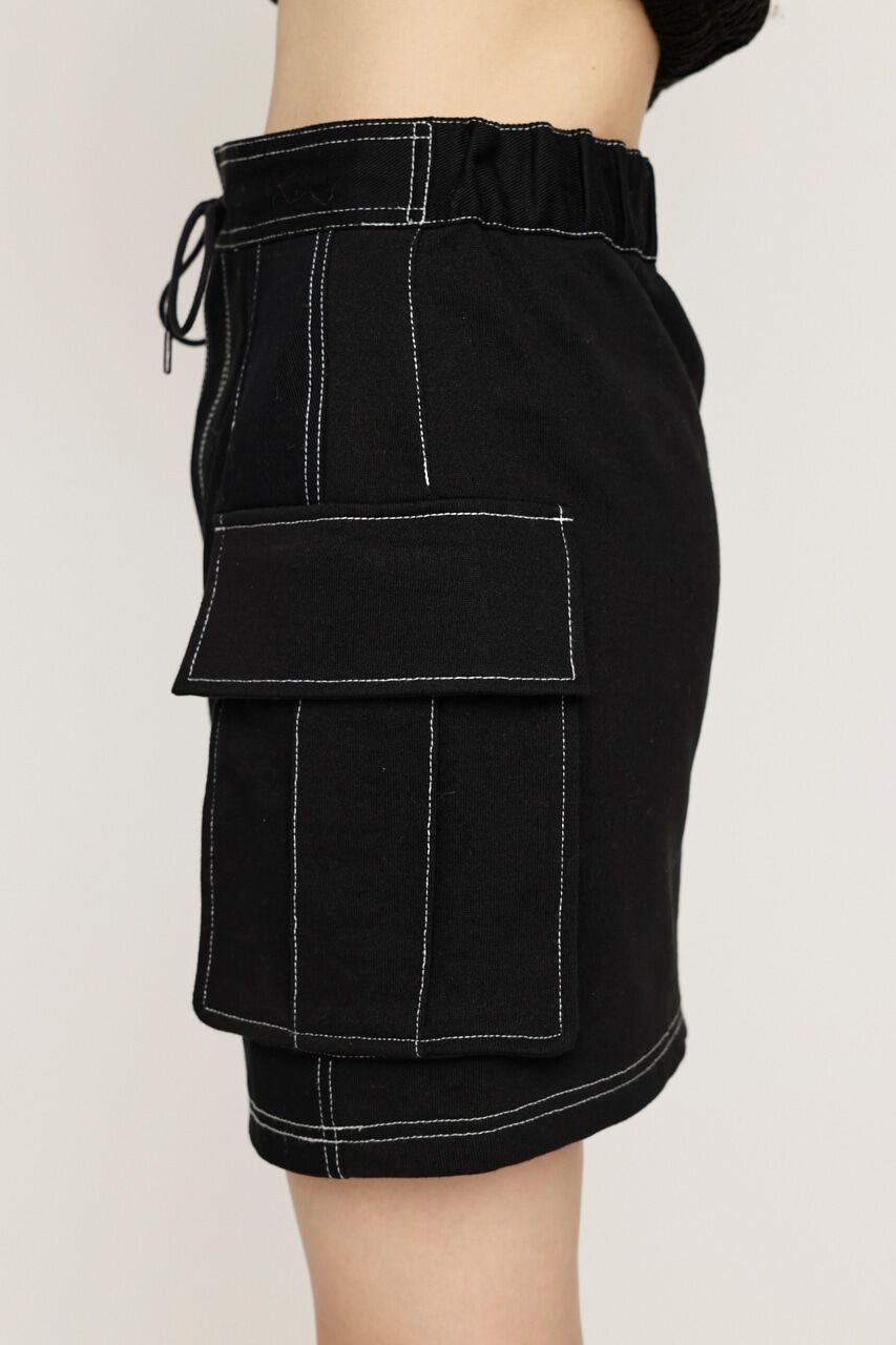 SLY「COMBI CUT ショートスカート」|スカート|