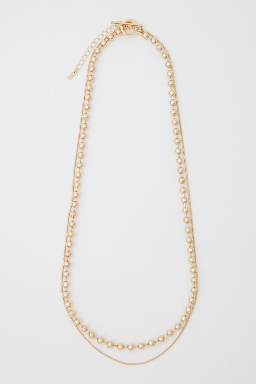 SLY「BALL & SNAKE CHAIN N／C SET」|ネックレス|
