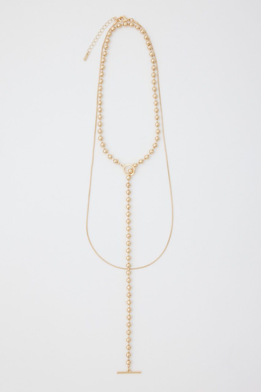 SLY「BALL & SNAKE CHAIN N／C SET」|ネックレス|