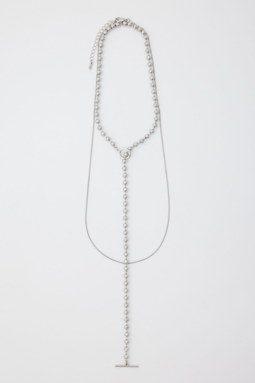 SLY「BALL & SNAKE CHAIN N／C SET」|ネックレス|