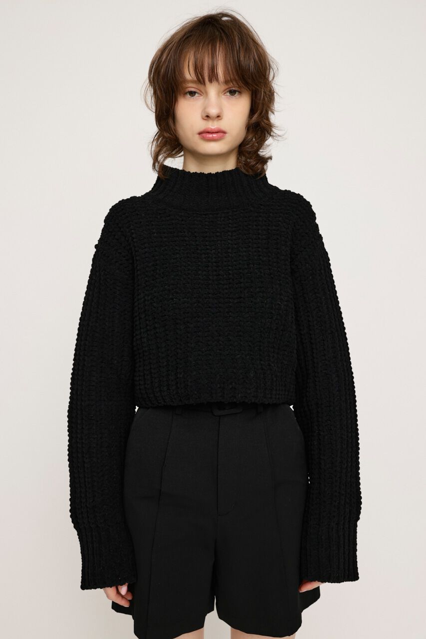 SLY「MOLE YARN CROP トップス」|ニット・セーター|