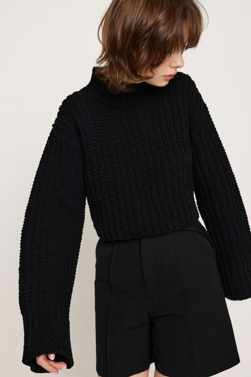 SLY「MOLE YARN CROP トップス」|ニット・セーター|