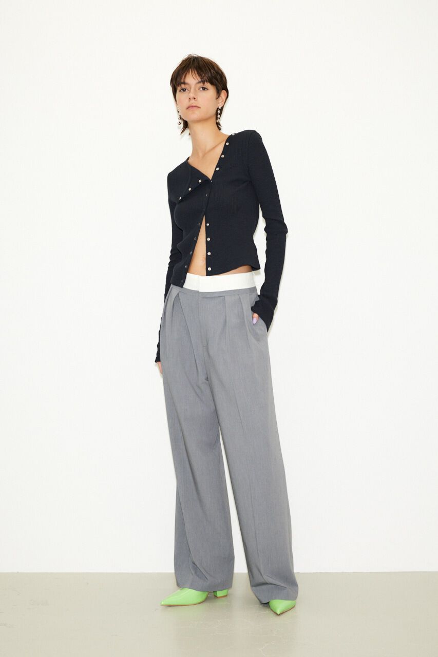 SLY「WAIST FOLD MANISH トラウザー」|その他|
