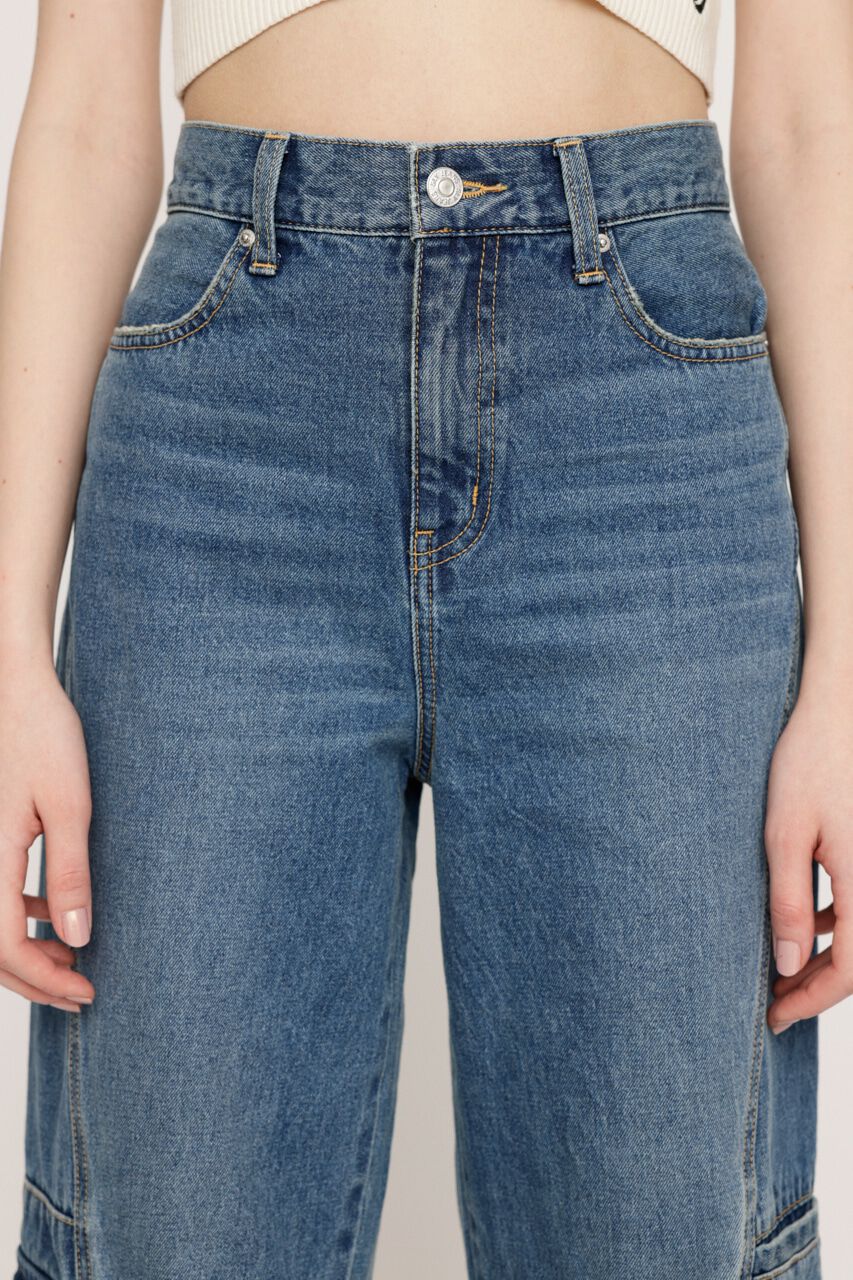 SLY「JW SLANT SEAM MID STRAIGHT-B」|デニム|