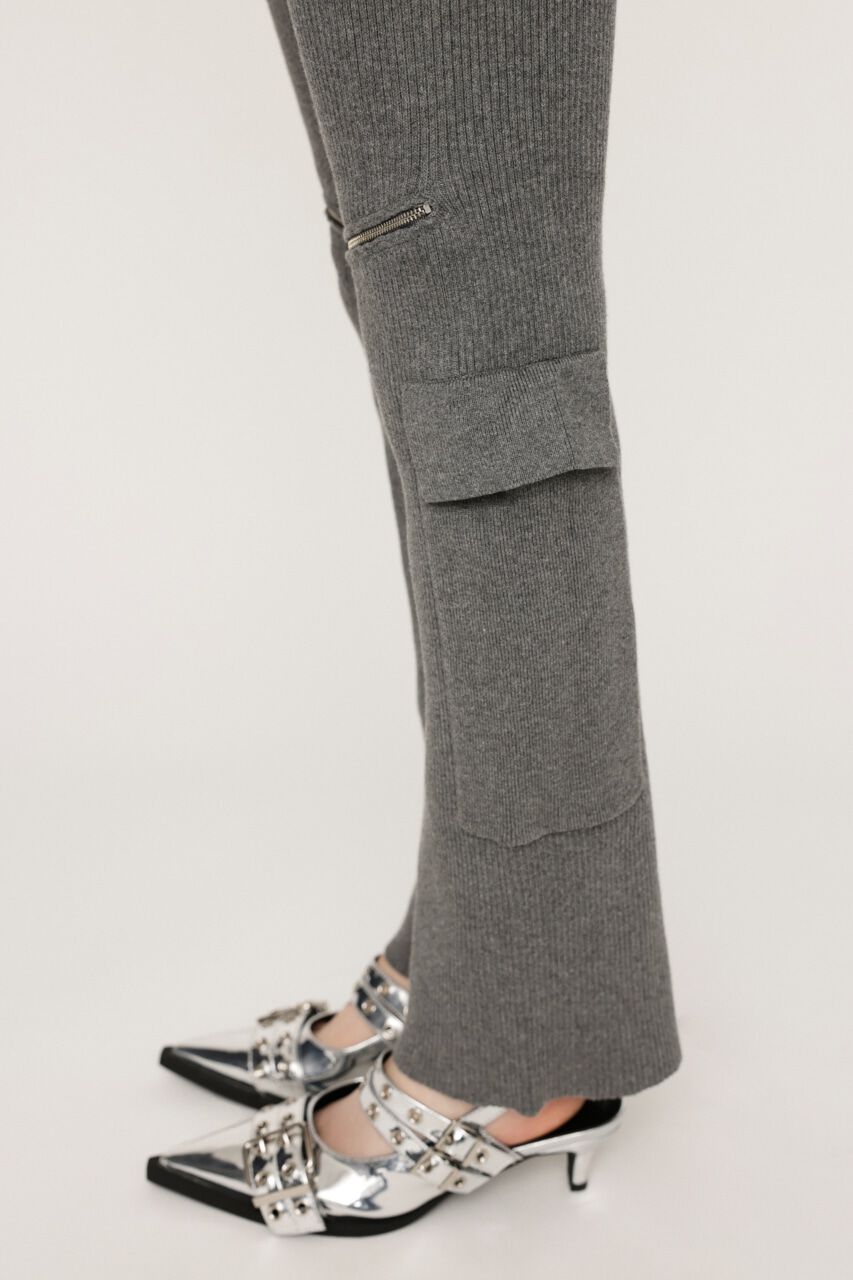 SLY「KNEE ZIP KNIT FLARE パンツ」|その他|