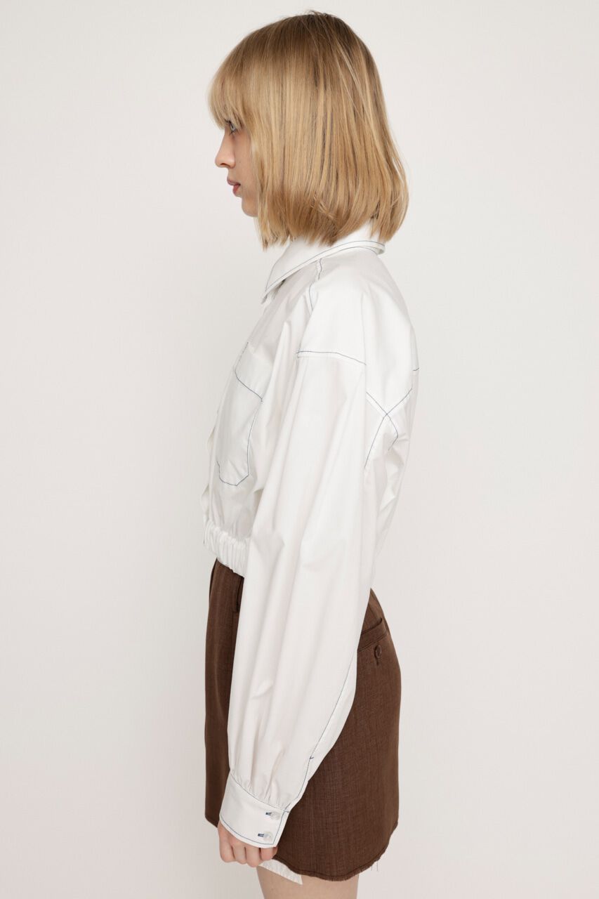 SLY「WAIST BAND CROPPED シャツ」|シャツ・ブラウス|