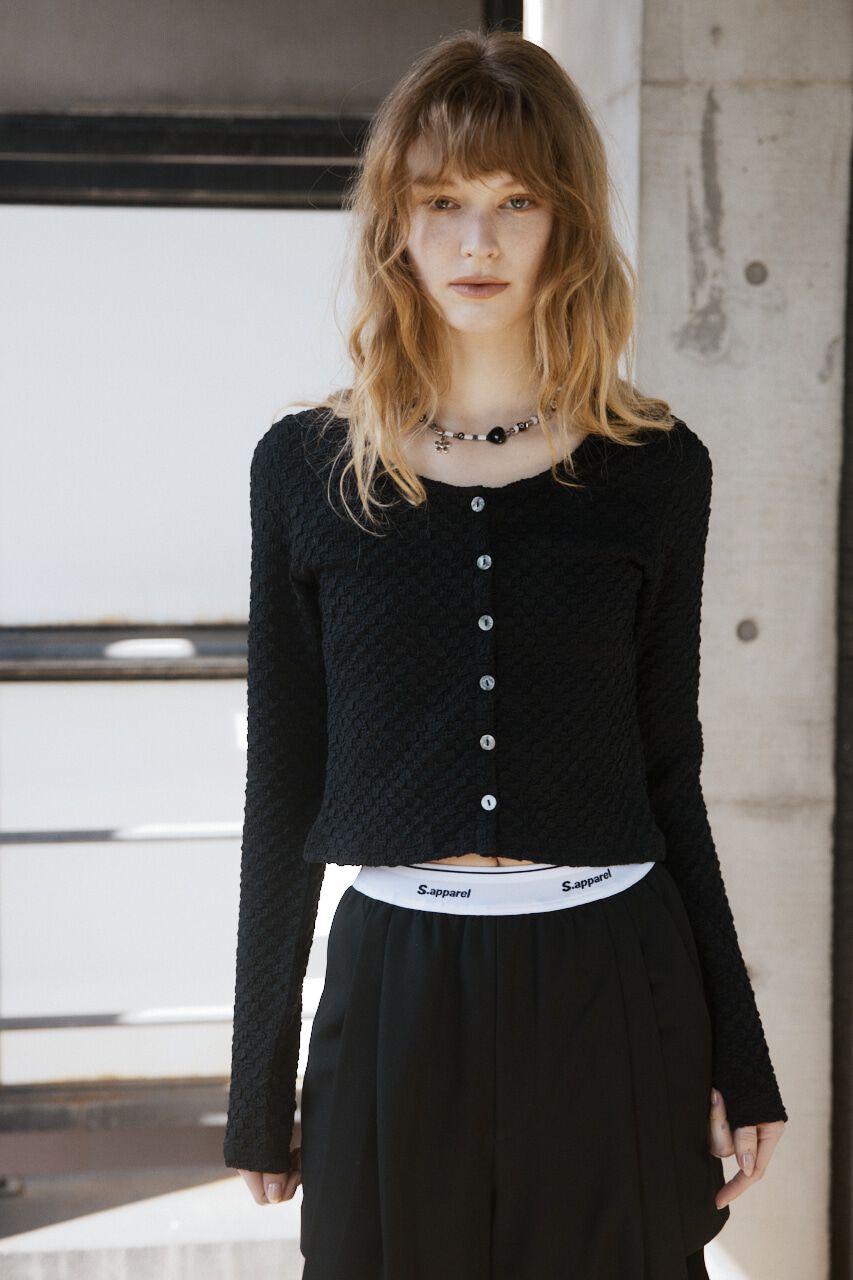 SLY「BUMPY CUT JQ カーディガン」|カーディガン|